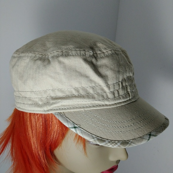 LIDS ADJUSTABLE FITTED PLAID RIM BASEBALL HAT CAP - Picture 4 of 4